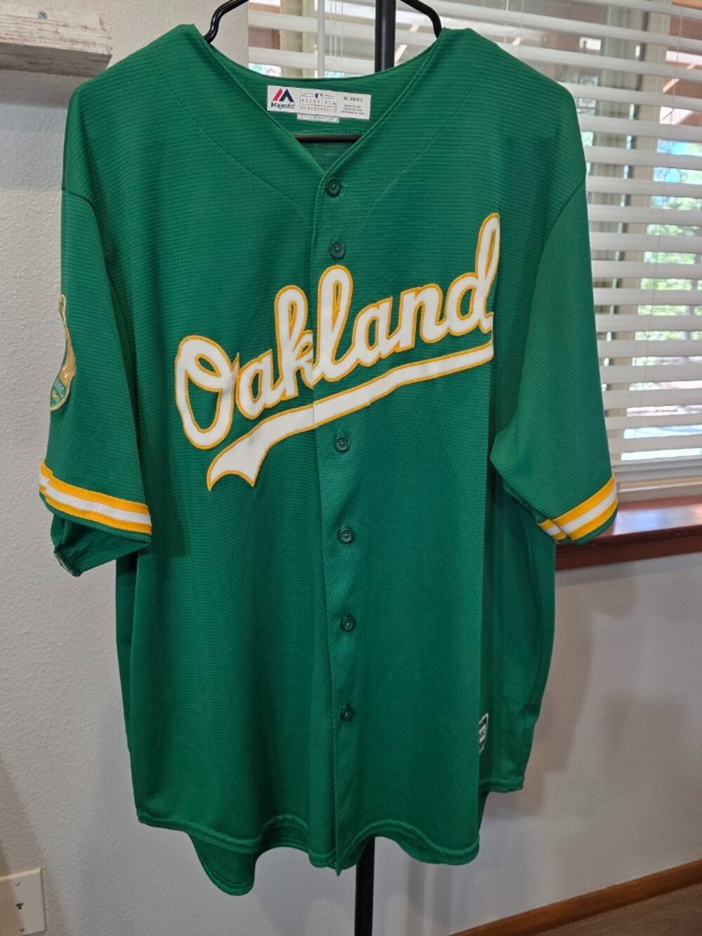 Majestic Oakland A's #26 Matt Chapman 50th Anniversary Patch